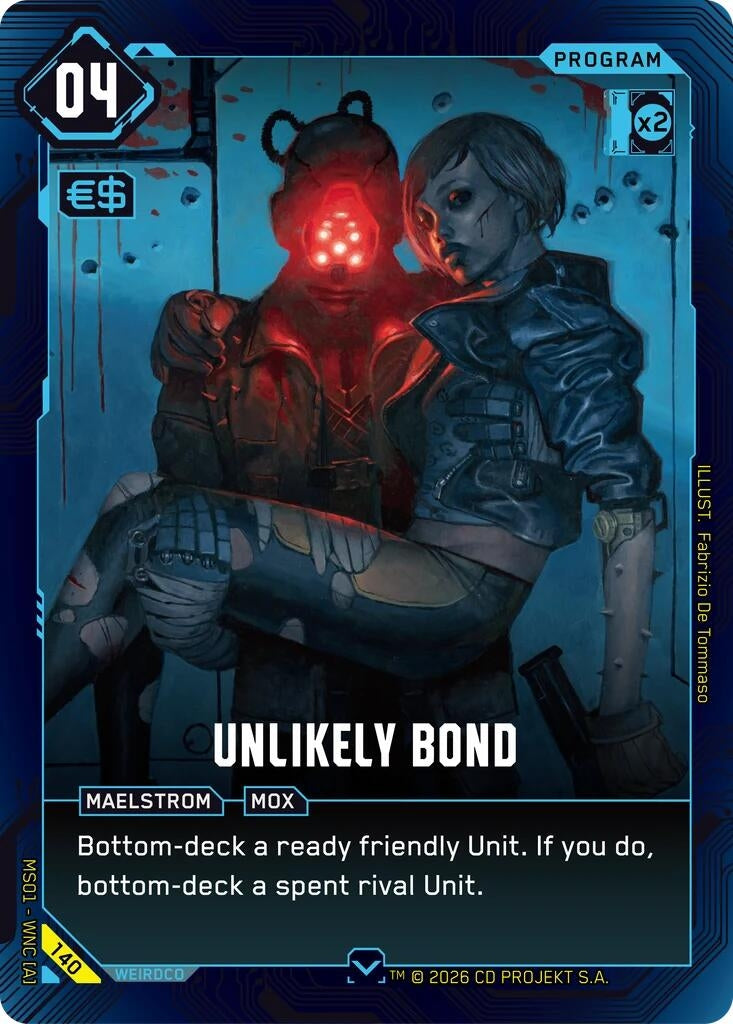 Image for Unlikely Bond (140) - Cyberpunk TCG