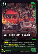Image for Valentino Street Racer (091) - Cyberpunk TCG