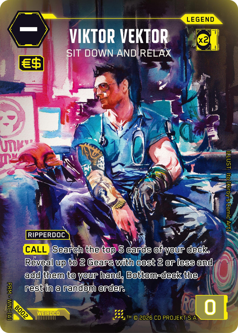 Image for Viktor Vektor - Sit Down and Relax (B002) - Cyberpunk TCG