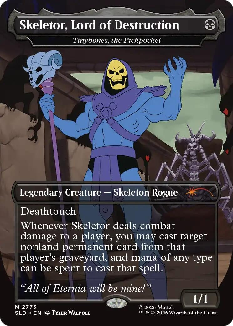 Image for Skeletor, Lord of Destruction - Tinybones, the Pickpocket (2773) (SLD) - Magic: The Gathering