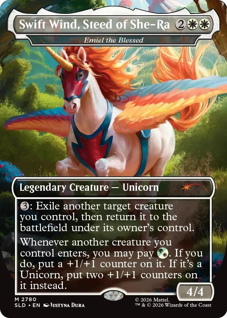 Image for Swift Wind, Steed of She-Ra - Emiel the Blessed (2780) (SLD) - Magic: The Gathering