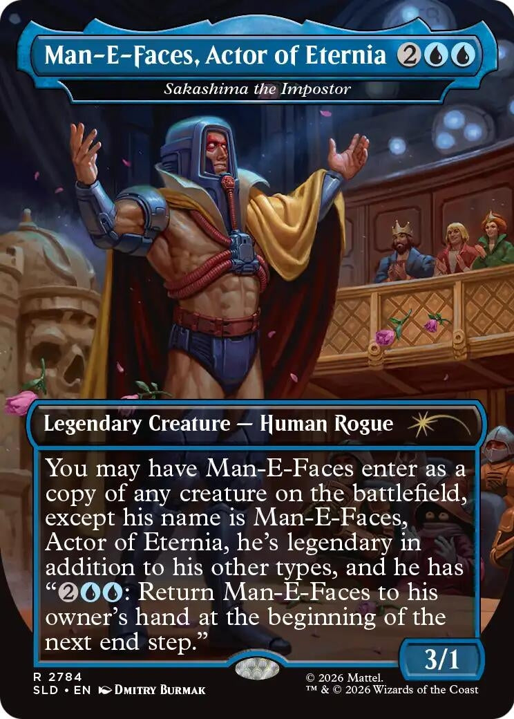 Image for Man-E-Faces, Actor of Eternia - Sakashima the Impostor (2784) (SLD) - Magic: The Gathering