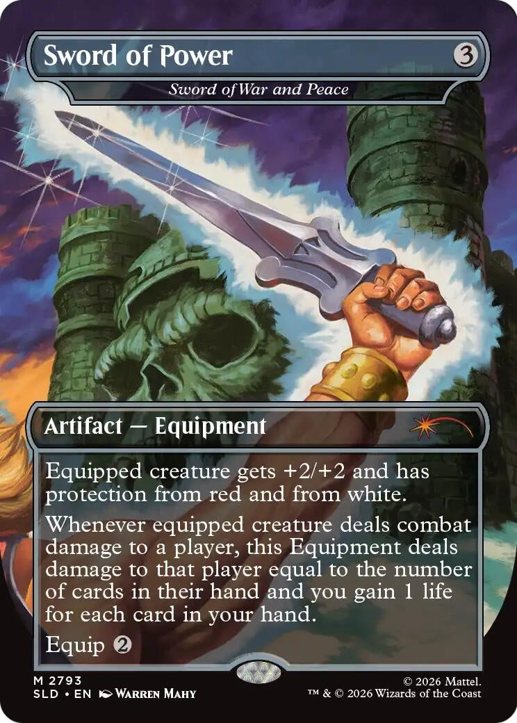 Image for Sword of Power - Sword of War and Peace (2793) (SLD) - Magic: The Gathering