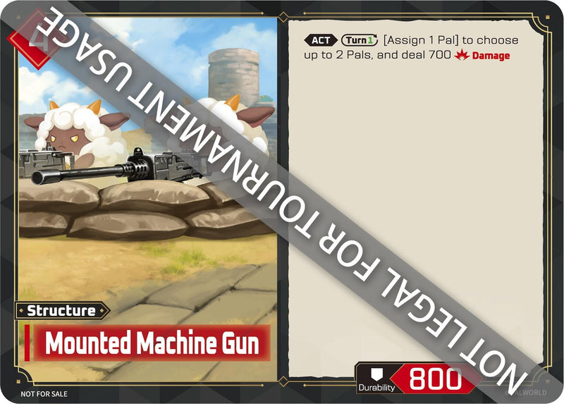 Image for Mounted Machine Gun (PW_PC) - Palworld OFFICIAL CARD GAME