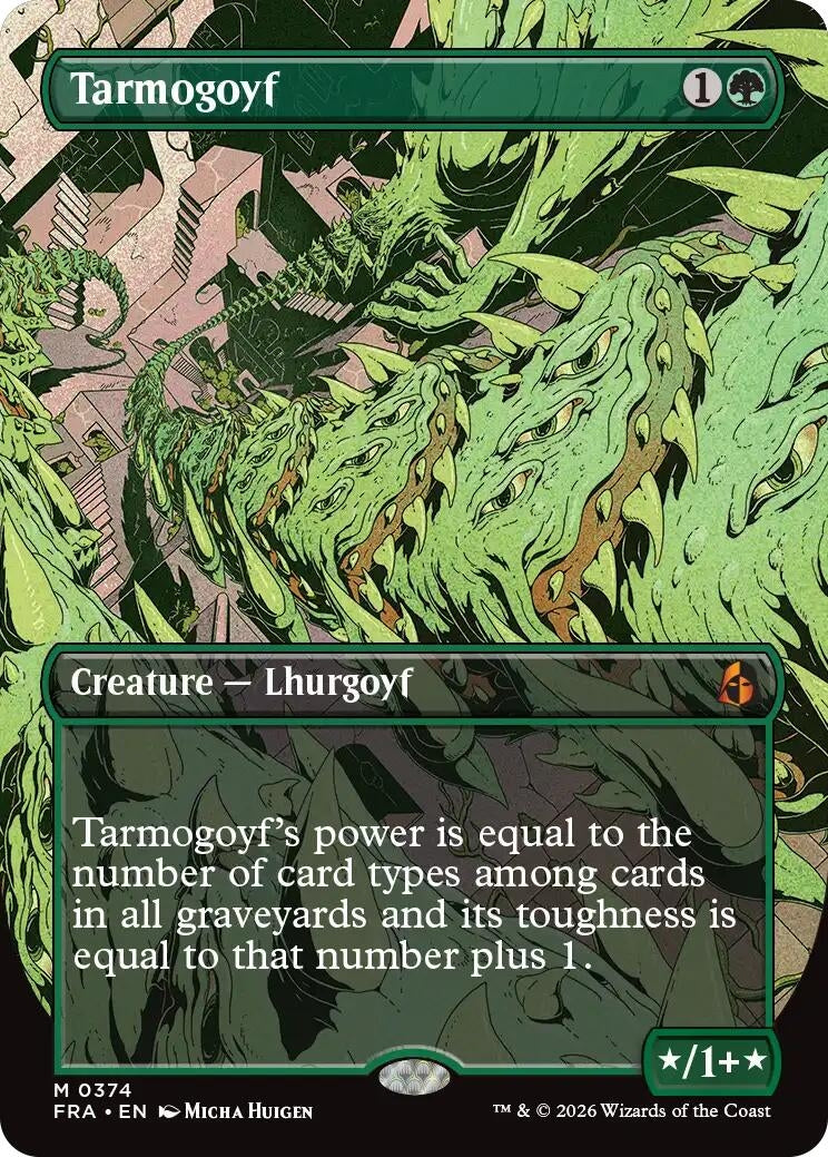 Image for Tarmogoyf (Borderless) (374) (FRA) - Magic: The Gathering
