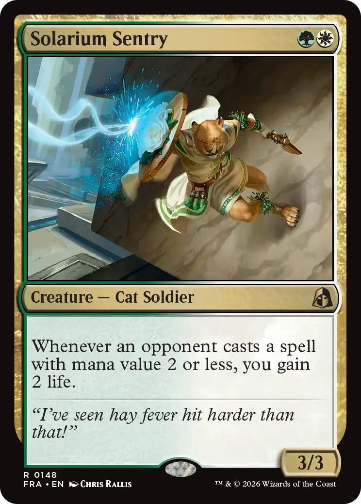 Image for Solarium Sentry (148) (FRA) - Magic: The Gathering