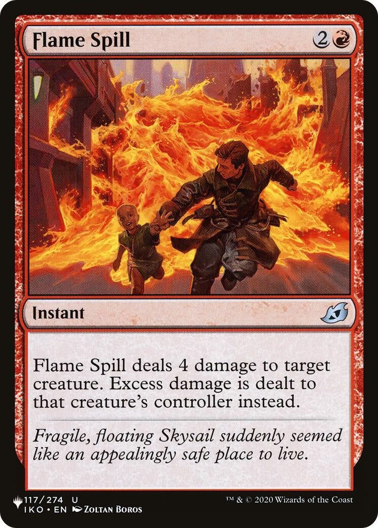 Image for Flame Spill (117) (LIST) - Magic: The Gathering