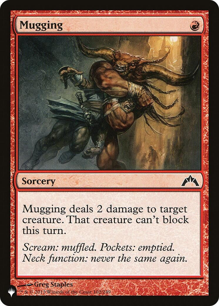 Image for Mugging (102) (LIST) - Magic: The Gathering