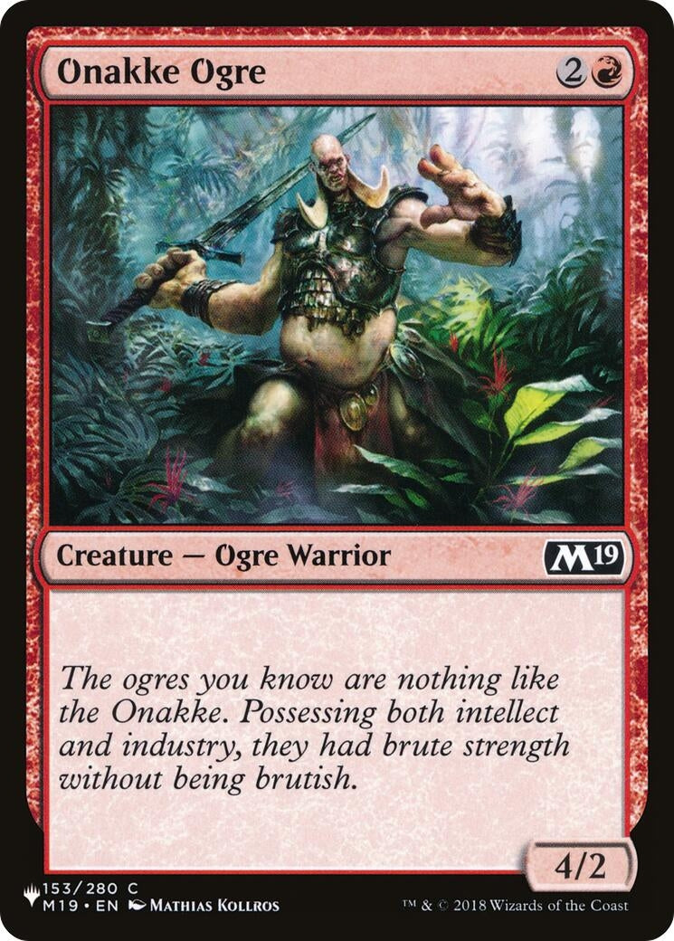 Image for Onakke Ogre (153) (LIST) - Magic: The Gathering