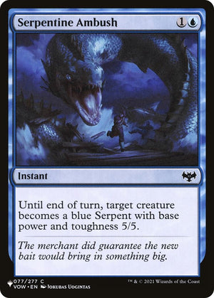 Image for Serpentine Ambush (77) (LIST) - Magic: The Gathering