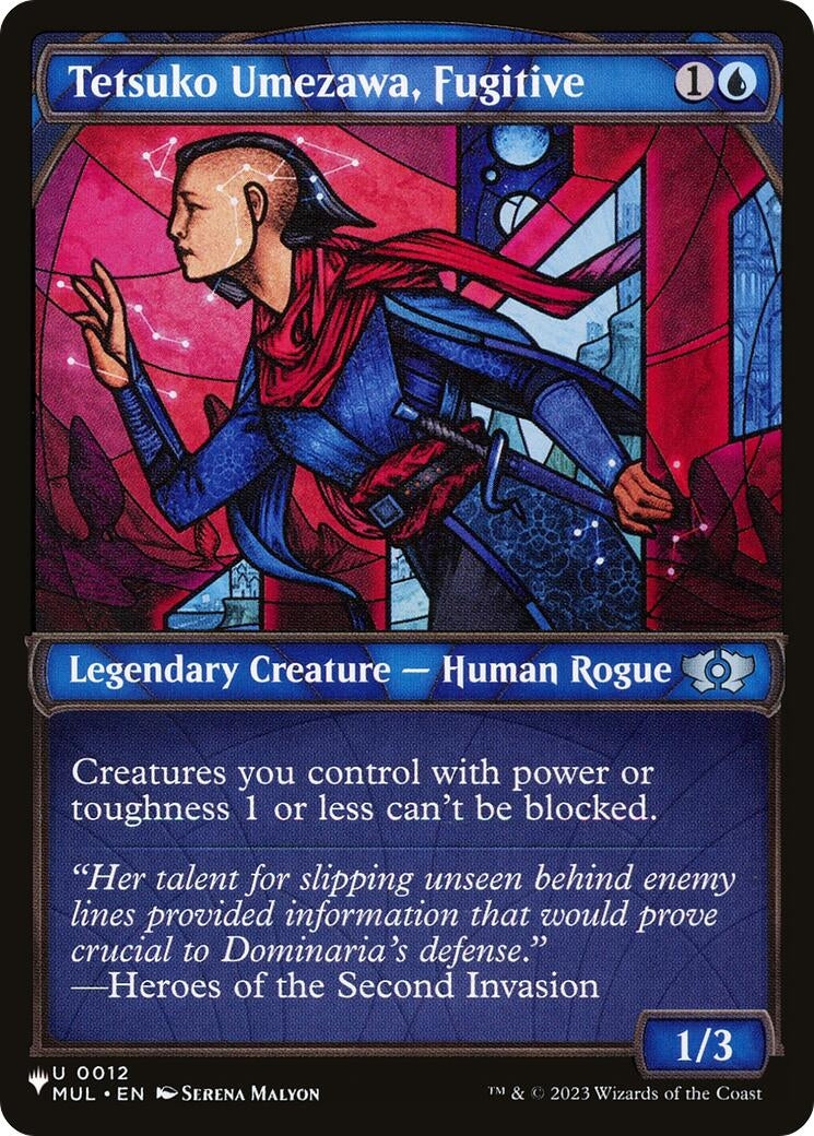 Image for Tetsuko Umezawa, Fugitive (MUL) (12) (LIST) - Magic: The Gathering