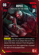 Image for Royce - Psycho on the Edge (002) (PRR) - Cyberpunk TCG
