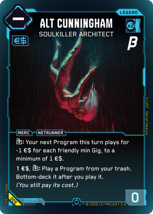 Image for Alt Cunningham - Soulkiller Architect (009) (PRR) - Cyberpunk TCG