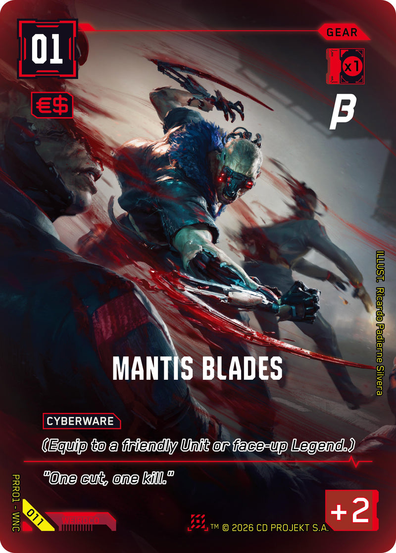 Image for Mantis Blades (011) (PRR) - Cyberpunk TCG