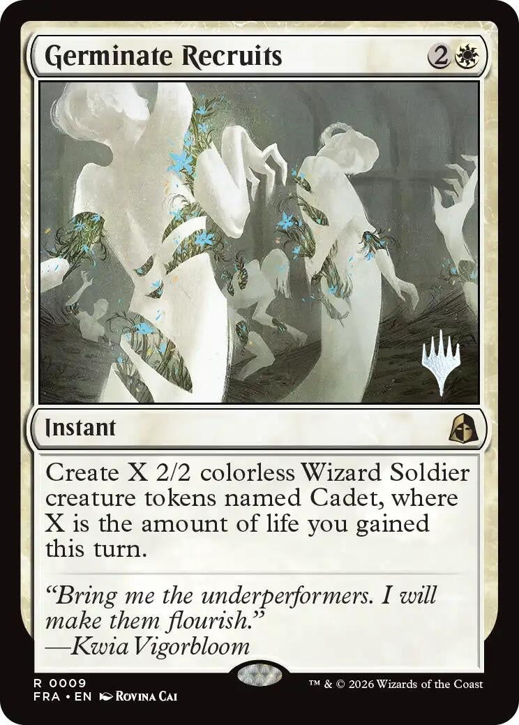 Image for Germinate Recruits (9) (PPFRA) - Magic: The Gathering