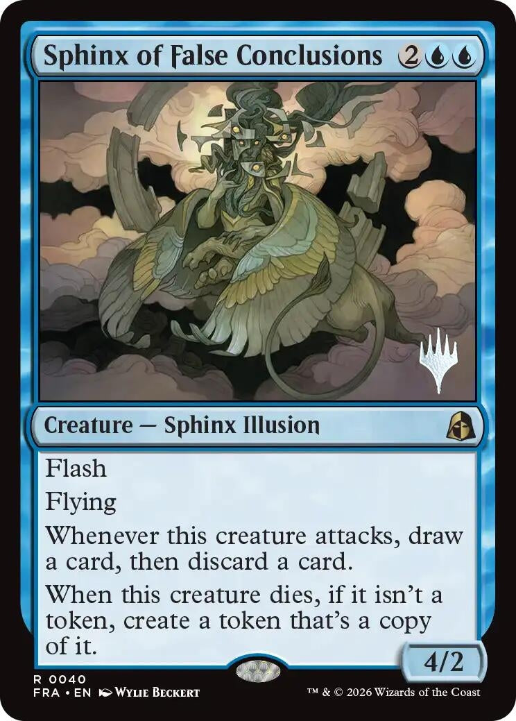 Image for Sphinx of False Conclusions (40) (PPFRA) - Magic: The Gathering