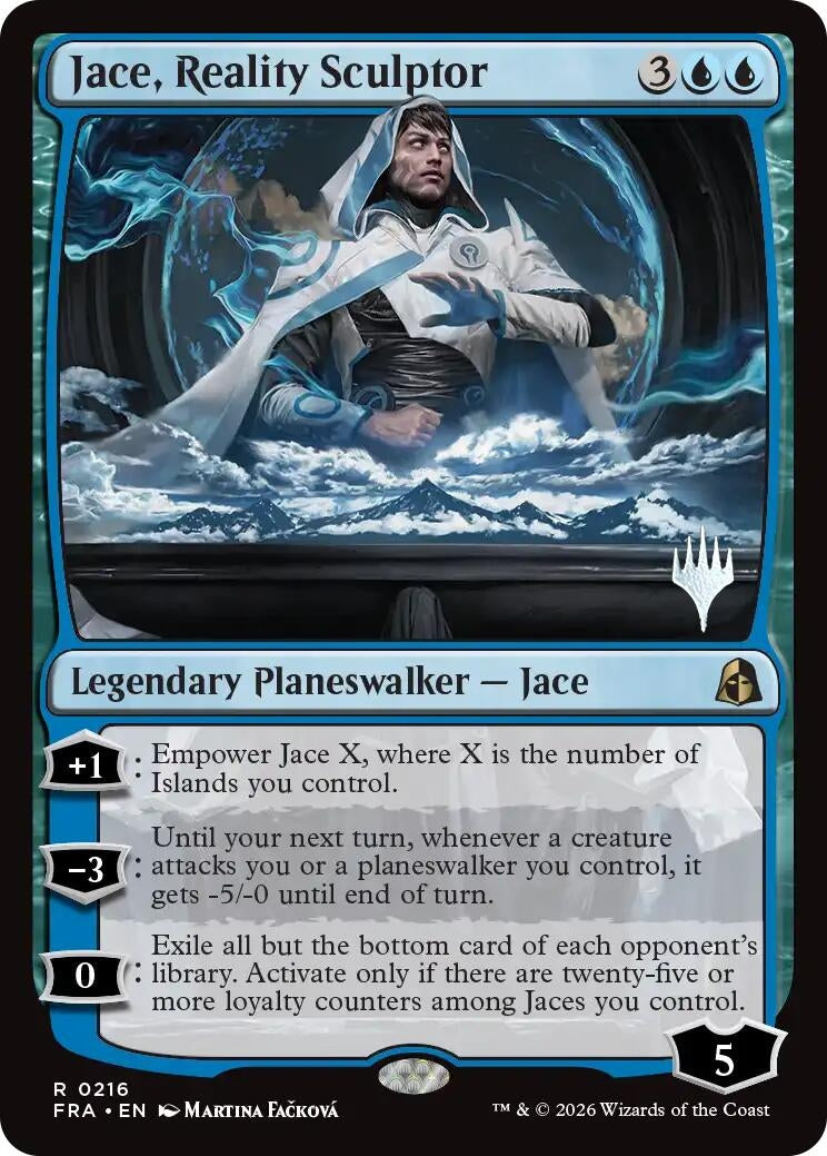 Image for Jace, Reality Sculptor (216) (PPFRA) - Magic: The Gathering