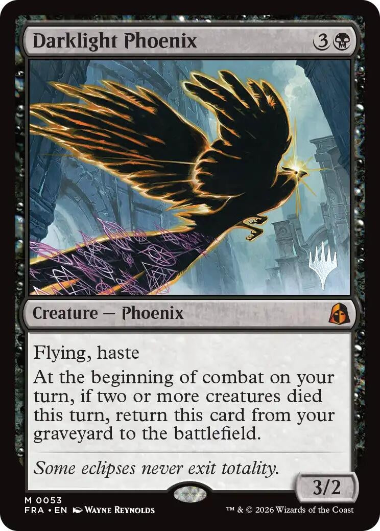 Image for Darklight Phoenix (53) (PPFRA) - Magic: The Gathering
