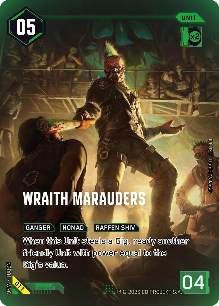 Image for Wraith Marauders (011) (NCB01) - Cyberpunk TCG