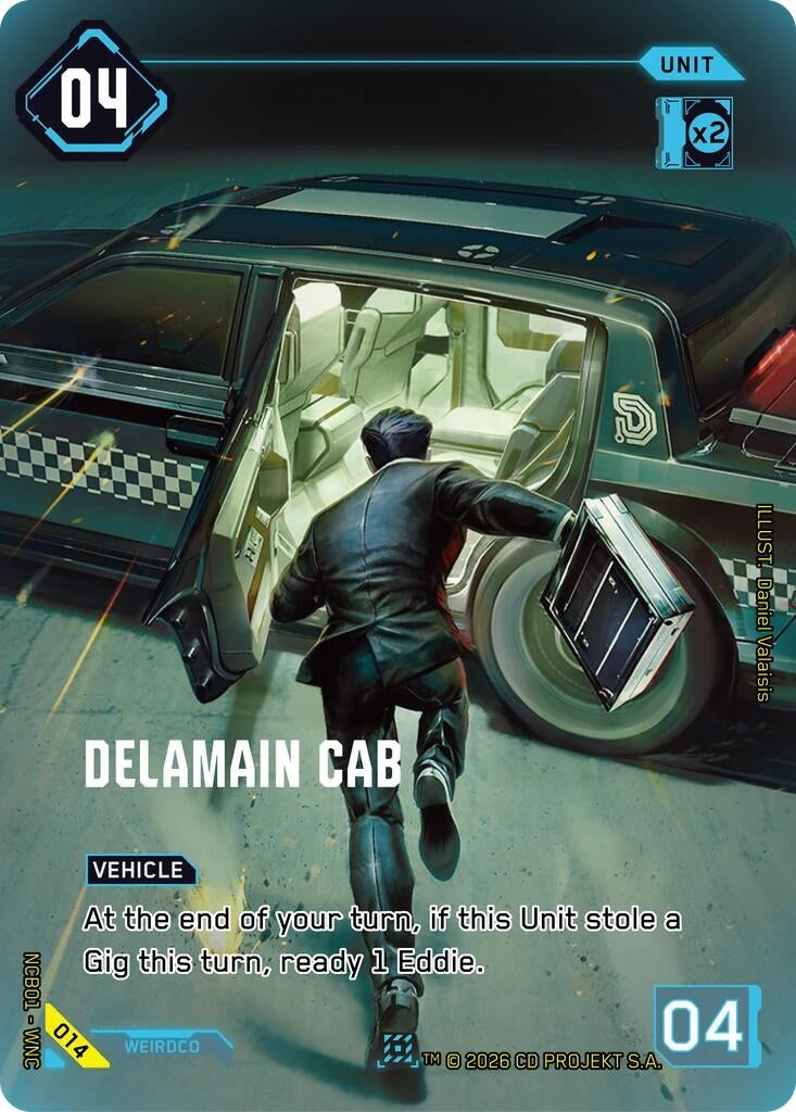 Image for Delamain Cab (014) (NCB01) - Cyberpunk TCG