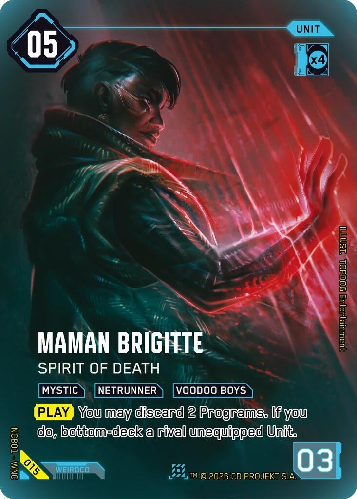 Image for Maman Brigitte - Spirit of Death (015) (NCB01) - Cyberpunk TCG