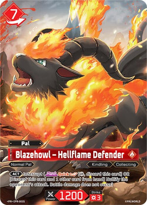 Image for Blazehowl - Hellflame Defender - EPR-003S (EPR-003S) (PR) - Palworld OFFICIAL CARD GAME