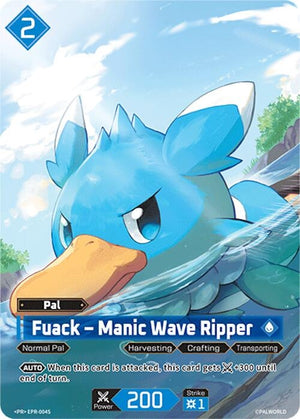 Image for Fuack - Manic Wave Ripper - EPR-004S (EPR-004S) (PR) - Palworld OFFICIAL CARD GAME