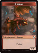 Image for Dragon // Forest Tentacle Double-Sided Token (7 // 9) (FRA) - Magic: The Gathering