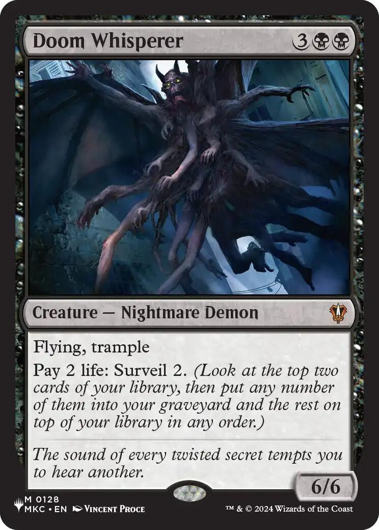 Image for Doom Whisperer (128) (LIST) - Magic: The Gathering
