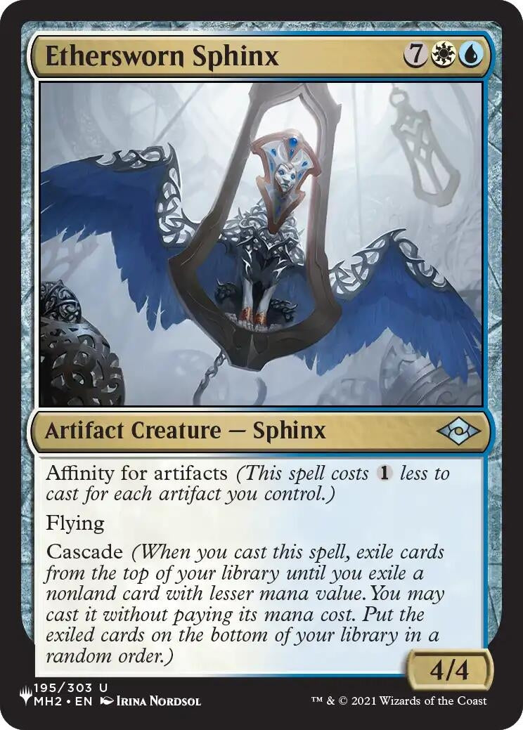 Image for Ethersworn Sphinx (195) (LIST) - Magic: The Gathering