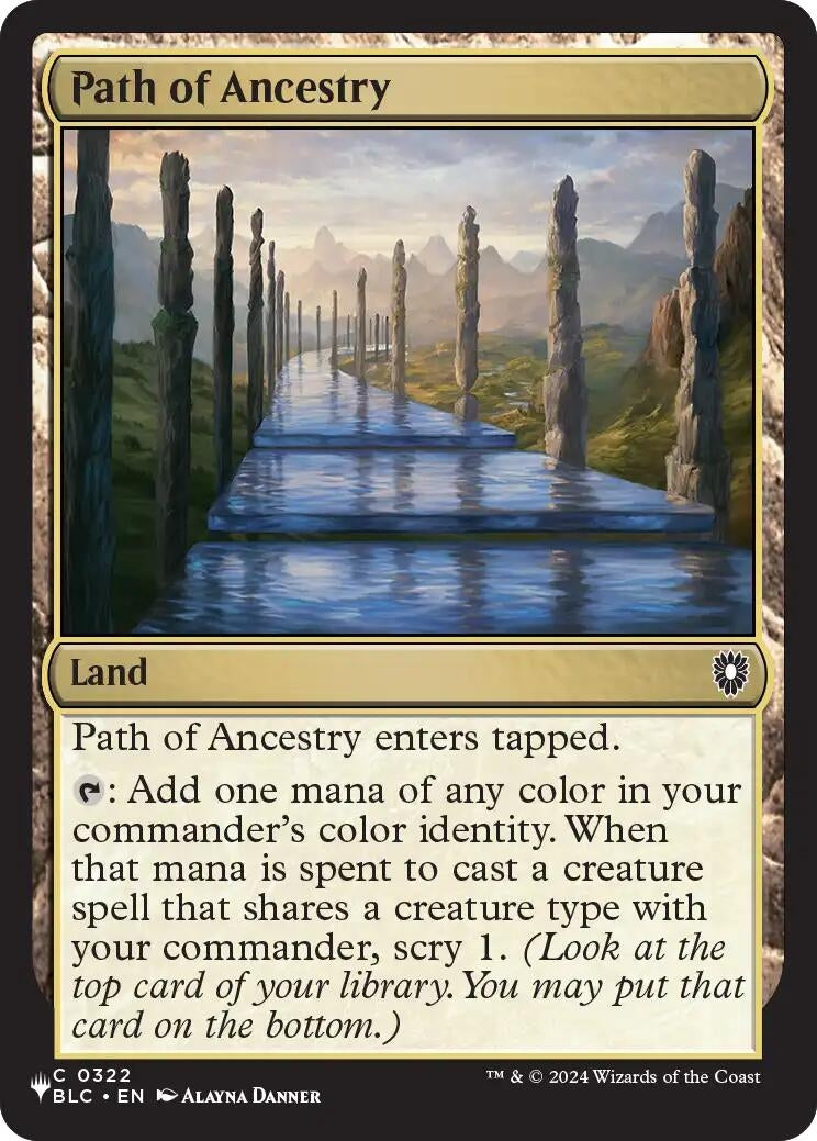 Image for Path of Ancestry (BLC) (LIST) - Magic: The Gathering