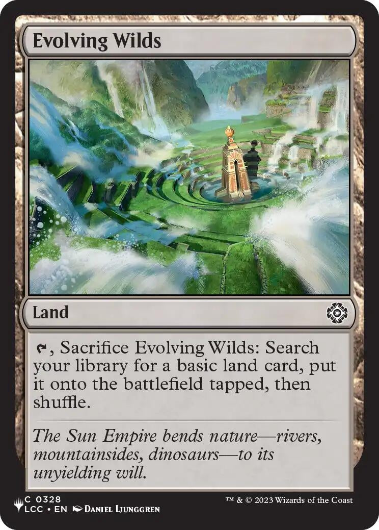 Image for Evolving Wilds (LCC) (LIST) - Magic: The Gathering