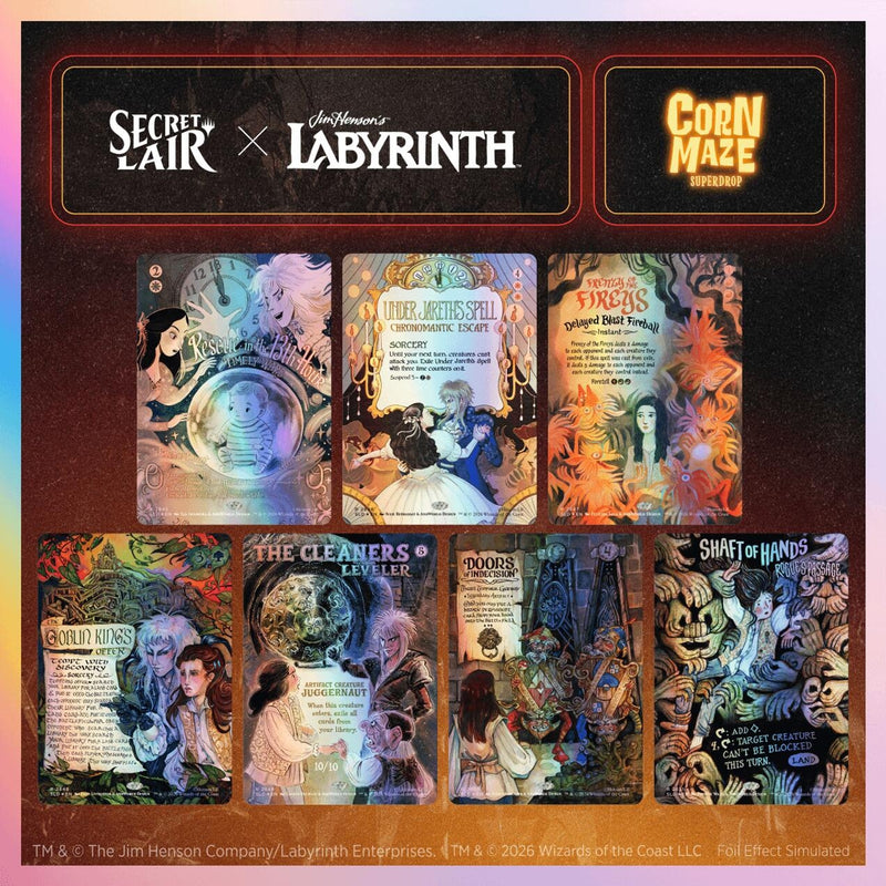 Image for Secret Lair Drop: Secret Lair x Jim Henson's Labyrinth: Through the Labyrinth - Traditional Foil Edition - Magic: The Gathering