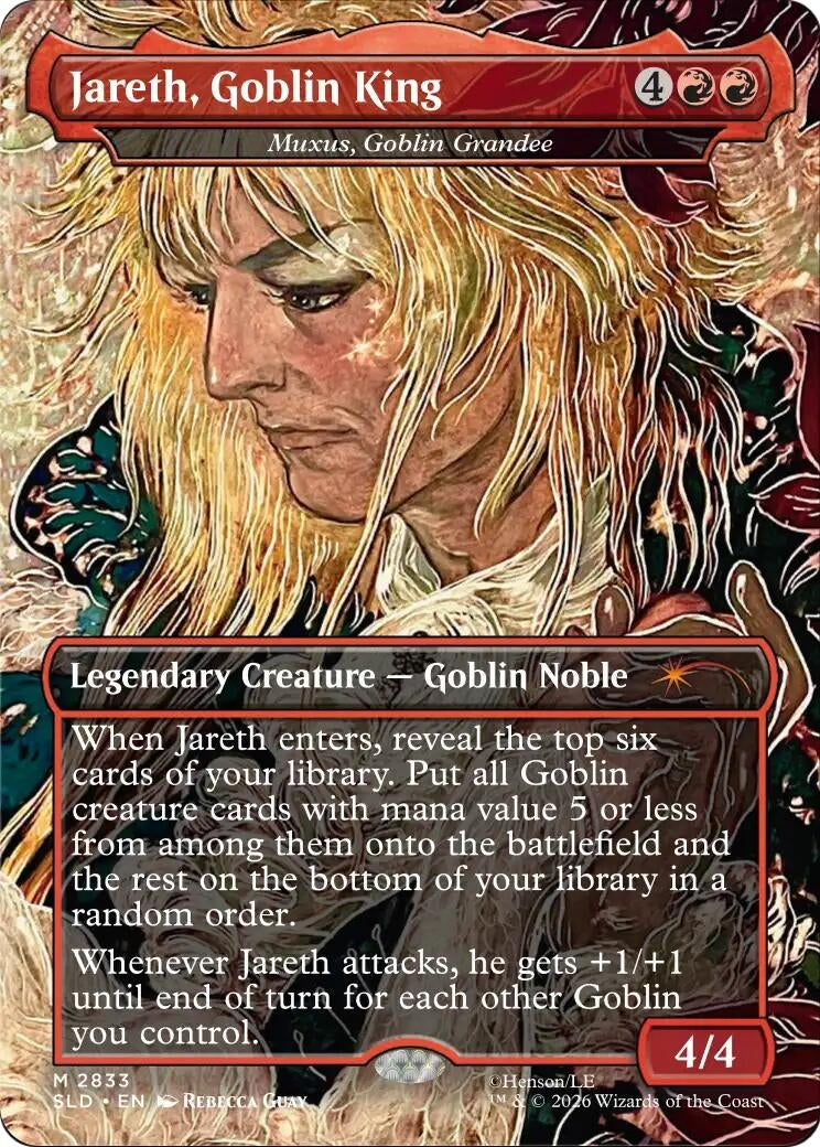 Image for Jareth, Goblin King - Muxus, Goblin Grandee (2833) (SLD) - Magic: The Gathering