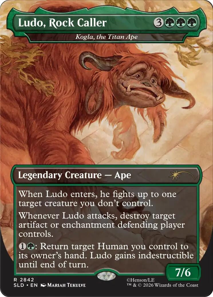 Image for Ludo, Rock Caller - Kogla, the Titan Ape (2842) (SLD) - Magic: The Gathering