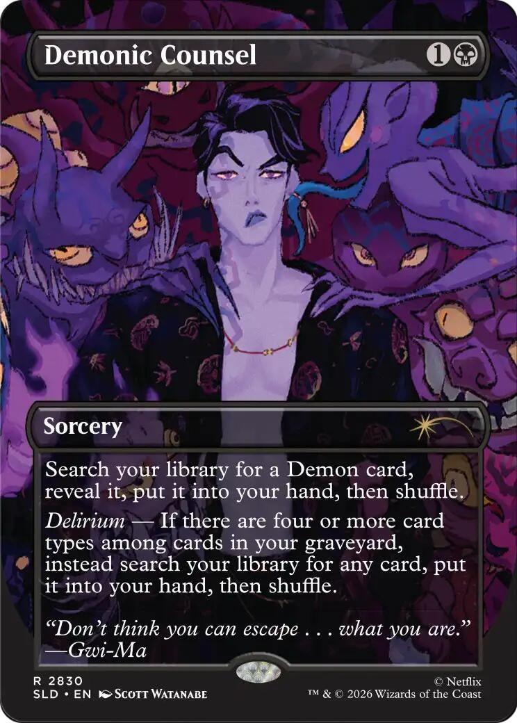 Image for Demonic Counsel (2830) (SLD) - Magic: The Gathering
