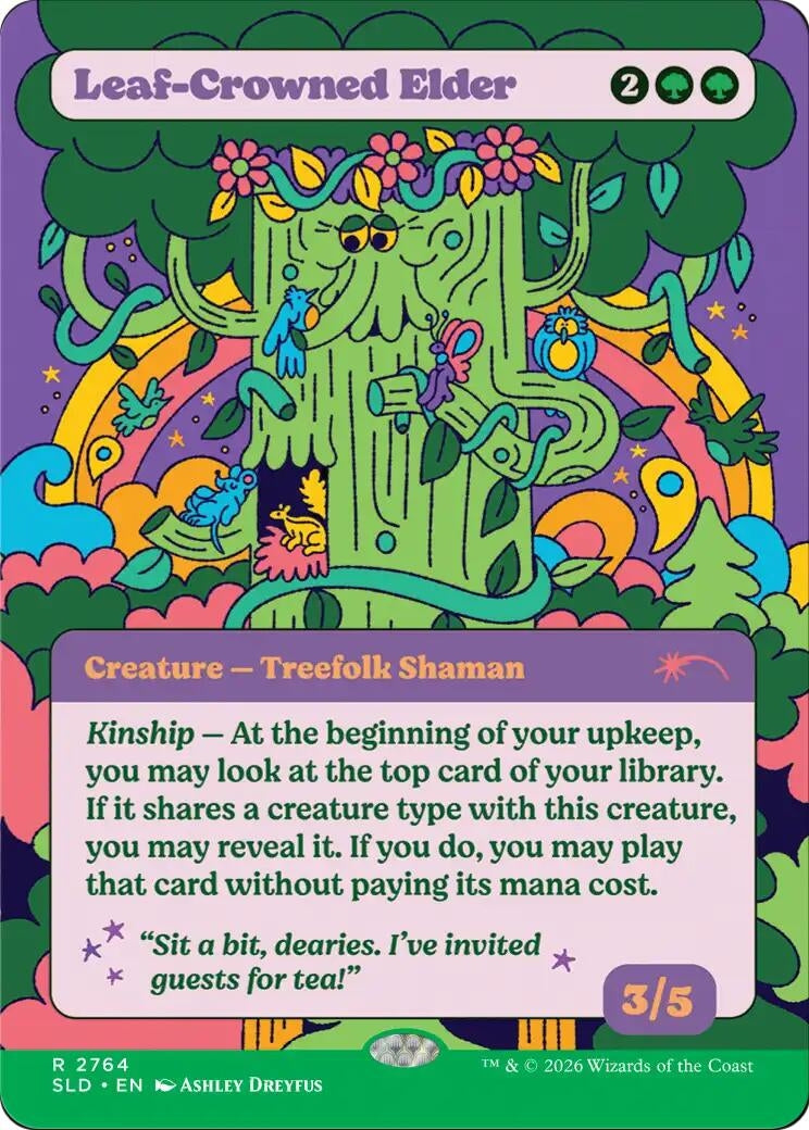 Image for Leaf-Crowned Elder (2764) (SLD) - Magic: The Gathering