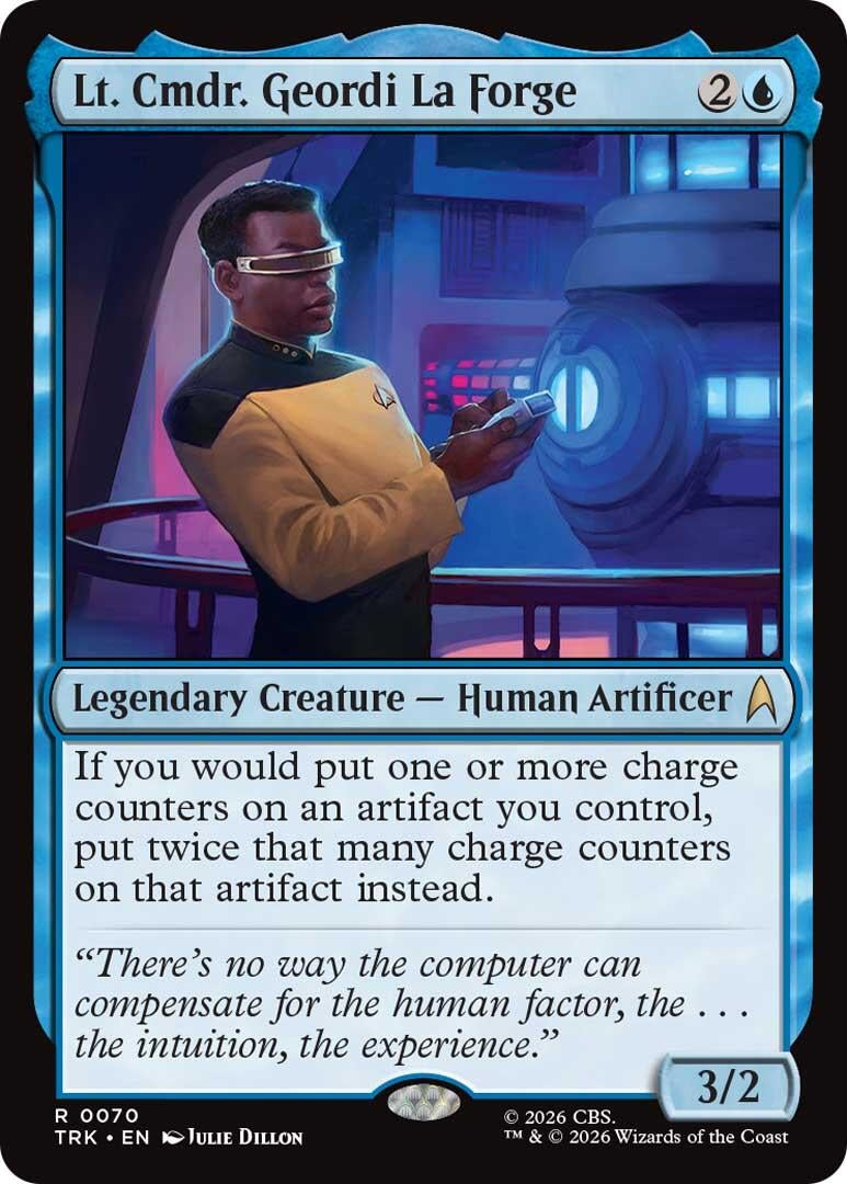 Image for Lt. Cmdr. Geordi La Forge (70) (TRK) - Magic: The Gathering
