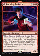 Image for Q, Stacking the Deck (165) (TRK) - Magic: The Gathering