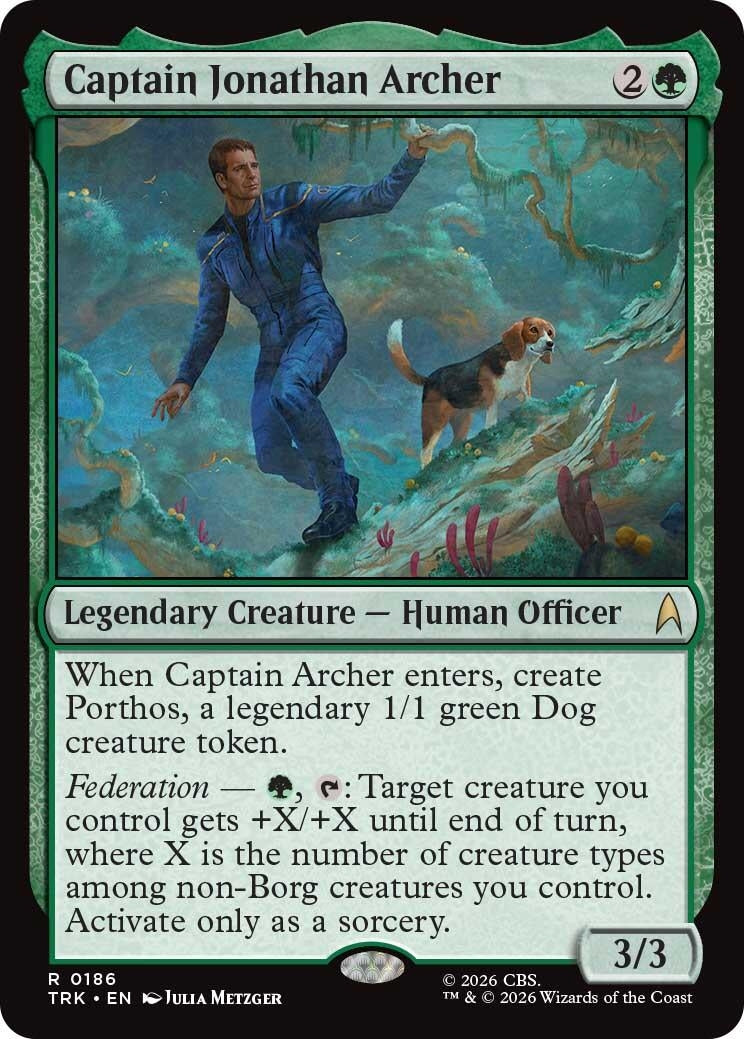 Image for Captain Jonathan Archer (186) (TRK) - Magic: The Gathering