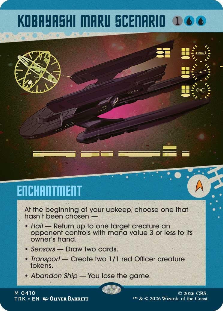 Image for Kobayashi Maru Scenario (Showcase) (410) (TRK) - Magic: The Gathering