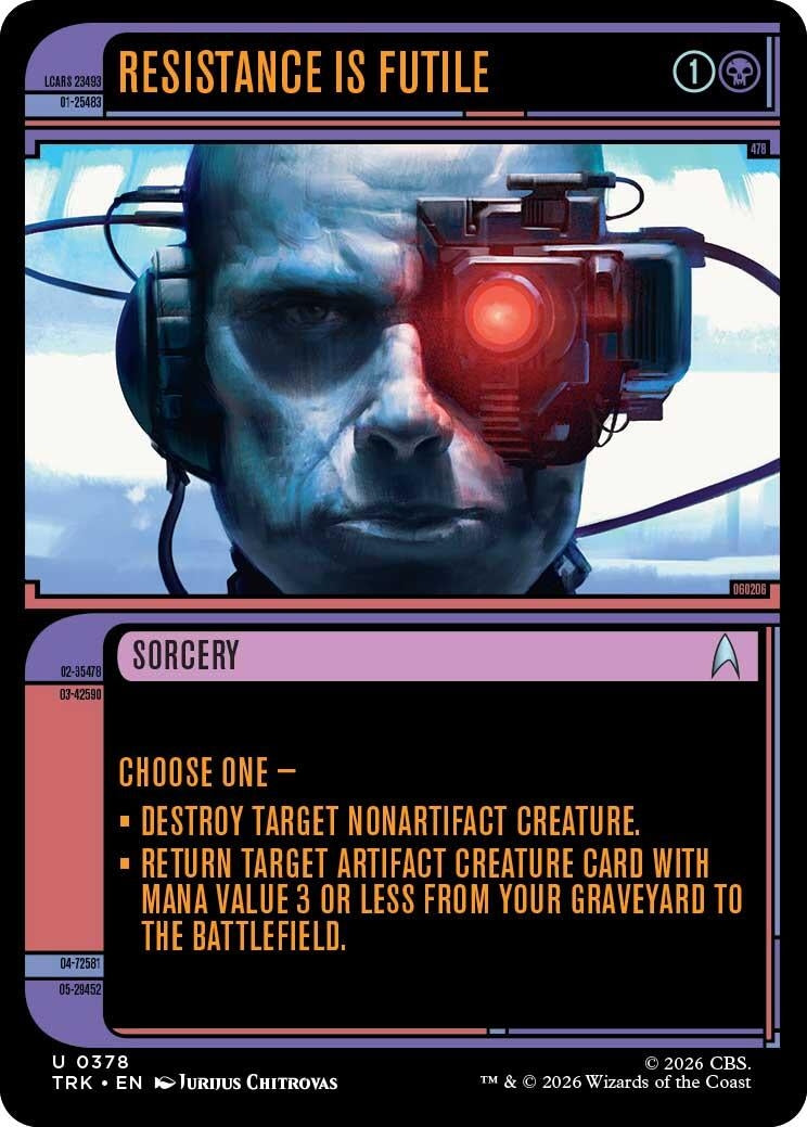 Image for Resistance Is Futile (Showcase) (378) (TRK) - Magic: The Gathering