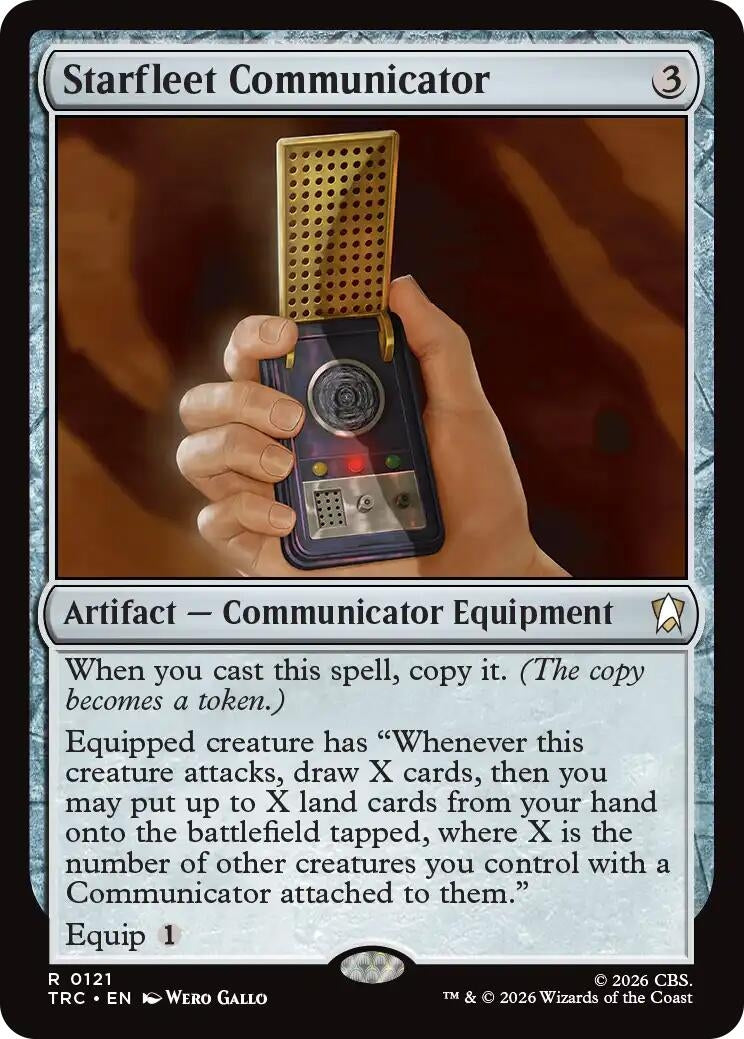 Image for Starfleet Communicator (121) (TRC) - Magic: The Gathering