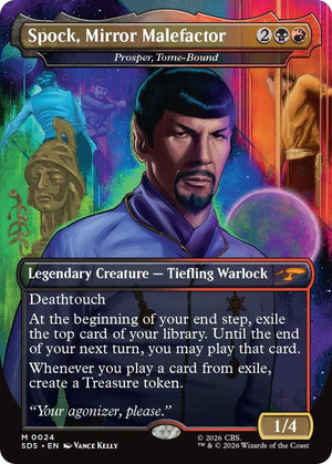 Image for Spock, Mirror Malefactor - Prosper, Tome-Bound (Borderless) (24) (SDS) - Magic: The Gathering