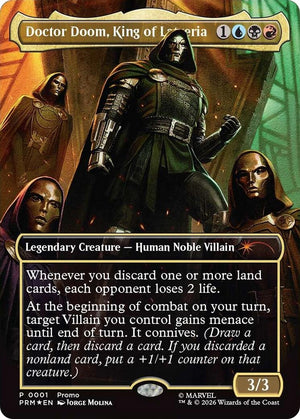 Image for Doctor Doom, King of Latveria (Borderless) (0001) (1) (UMP) - Magic: The Gathering