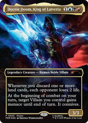 Image for Doctor Doom, King of Latveria (Borderless) (0003) (3) (UMP) - Magic: The Gathering