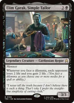 Image for Elim Garak, Simple Tailor (106) (TRK) - Magic: The Gathering