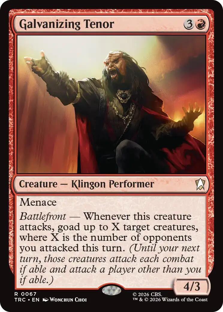 Image for Galvanizing Tenor (Surge Foil) (TRC) - Magic: The Gathering