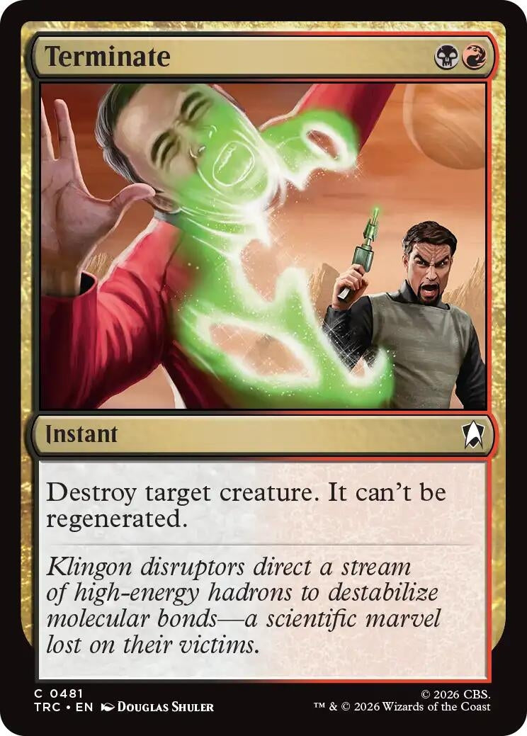 Image for Terminate (TRC) - Magic: The Gathering