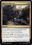 Image for Rite of Oblivion (Surge Foil) (TRC) - Magic: The Gathering